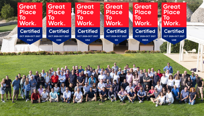 Great Place to Work 2026: sei paesi De Nora di nuovo certificati